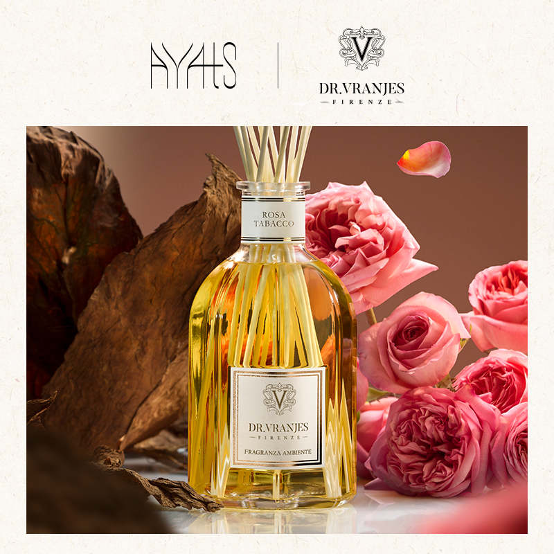 意大利DrVranjes香薰 Rosa Tobacco惑心玫瑰 无火藤条香薰