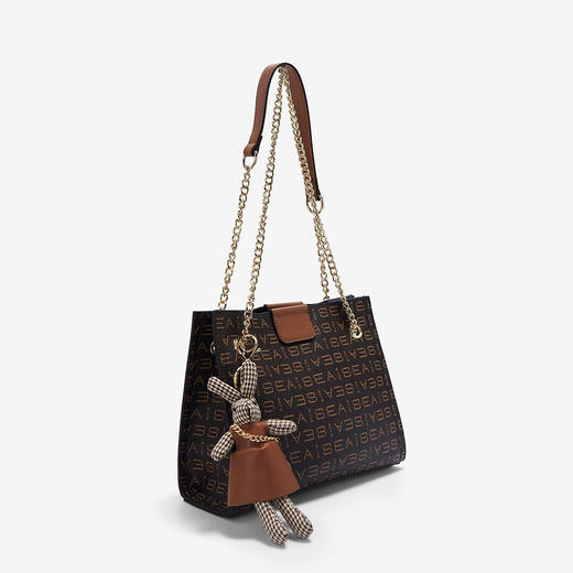 Safiya/索菲娅2023新款大容量托特包时尚单肩包女式斜挎包女包SF9140072Y 商品图3