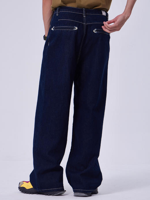 OADB/A23470A004/复古口袋牛仔裤 商品图0