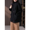 【现货7天】高端牛角扣双面羊绒大衣女短款2023秋冬新款宽松国风毛呢外套 商品缩略图4