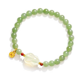 和田玉兔子手链