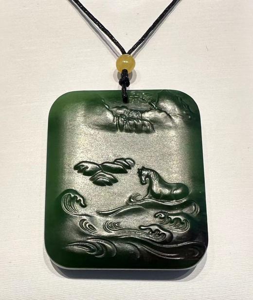 2F  合世璧  和田碧玉挂件 商品图0