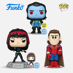 MINDstyle独家限定漫威套装（蜘蛛侠苏打罐随机Chase+黑寡妇POP&Pin+洛基夜光限定）