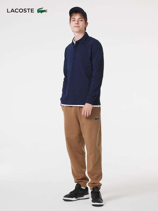 【海南专供价】Lacoste法国鳄鱼男士新款经典商务纯色长袖POLO衫PH6248-98 商品图2