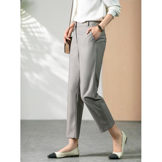 【现货7天】休闲裤女九分裤新款直筒裤2023夏季韩版气质百搭显瘦裤子 商品图3