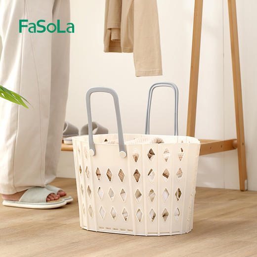 FaSoLa脏衣篓卫生间脏衣服收纳筐家用可折叠洗衣篮杂物整理收纳筐 商品图4