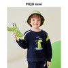 【清仓捡漏】【80 100 140】【MQDmini】男童春秋卫衣中小童撞色拼接卡通印花圆领上衣MQDMINI童装 商品缩略图3