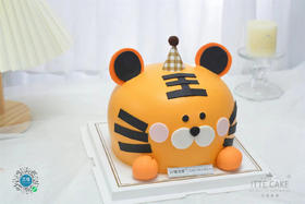【超萌小老虎】动物奶油、新鲜水果、原味戚风蛋糕；小老虎宝宝，茁壮成长，可爱依旧，快乐多多~