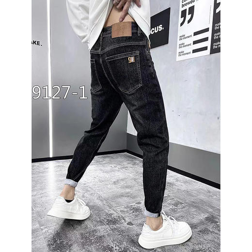 时尚休闲牛仔男长裤HZJ   FLW-3HA7FS9127【9127-1】 商品图1