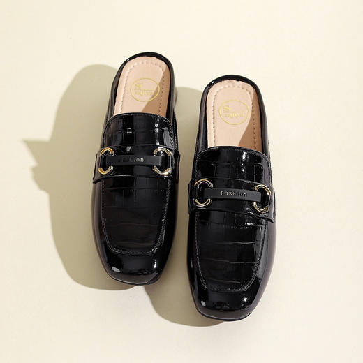 品质好货| Safiya索菲娅2023新款复古穆勒凉拖半拖鞋 SF31115743 商品图8