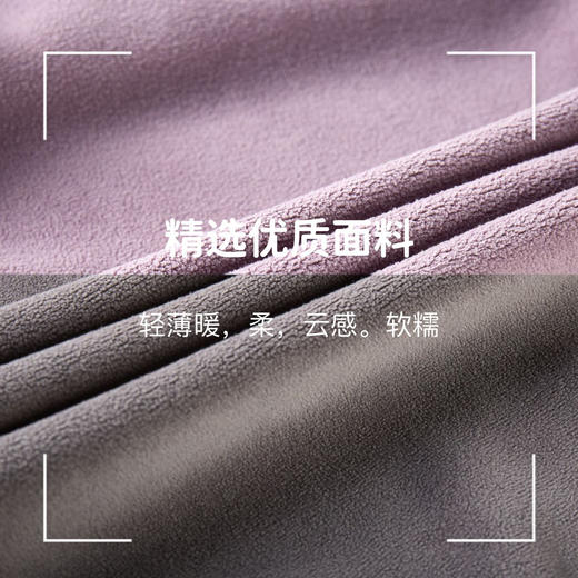 升级版黑金发热衣泰迪绒颗粒男女士眷暖显瘦加厚加绒防风衣连帽暖绒衣情侣外套开衫卫衣撞色H2025/886/23858/T17 商品图11