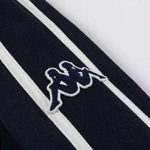 卡帕（Kappa）复古针织开衫2023新款女短款收腰运动卫衣休闲撞色外套K0D82WK01 商品图6