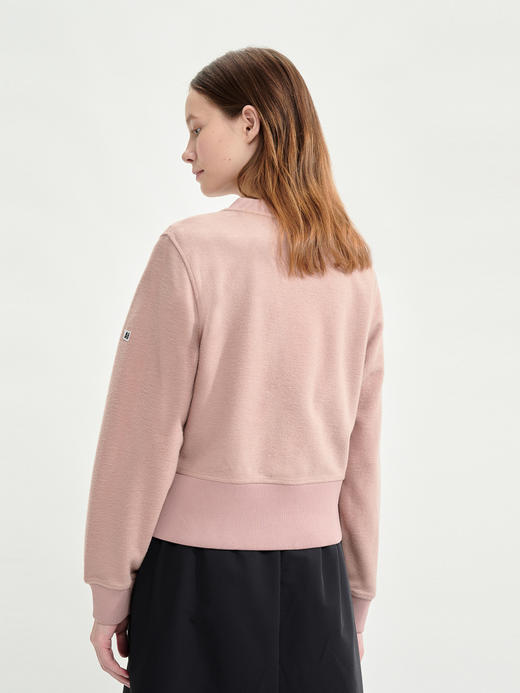 AIGLE艾高新品户外保暖柔软舒适时尚开襟圆领抓绒衣女AA62 商品图1