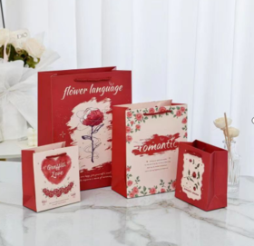 QT-126 玫瑰恋/花开烂漫/丘比特 手提袋