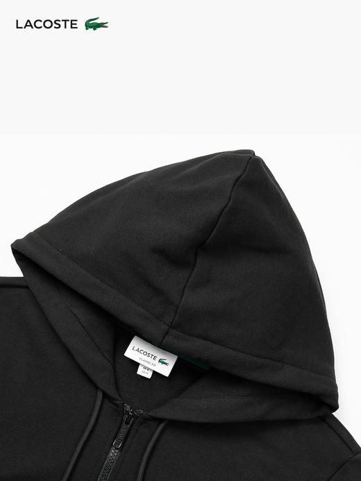 【海南专供价】Lacoste法国鳄鱼男装新款休闲百搭拉链连帽卫衣开衫SH2566-98 商品图2
