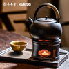 顺时而饮 | 提梁壶套装 复古简约 围炉煮茶 喝茶更有仪式感（白色 深褐色 ） 商品缩略图2
