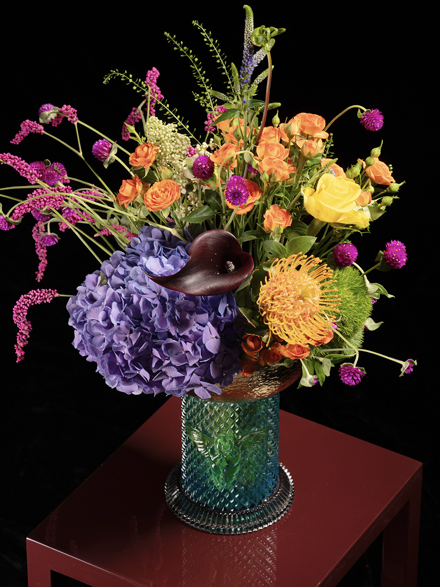 稀奇艺术玻璃花瓶客厅摆件现代轻奢花瓶装饰摆件创意花器