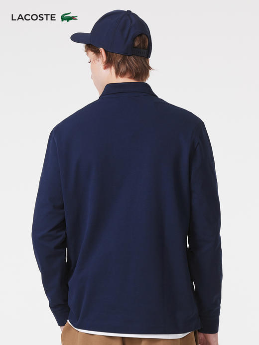 【海南专供价】Lacoste法国鳄鱼男士新款经典商务纯色长袖POLO衫PH6248-98 商品图1