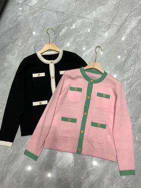 女小香风羊毛开衫116