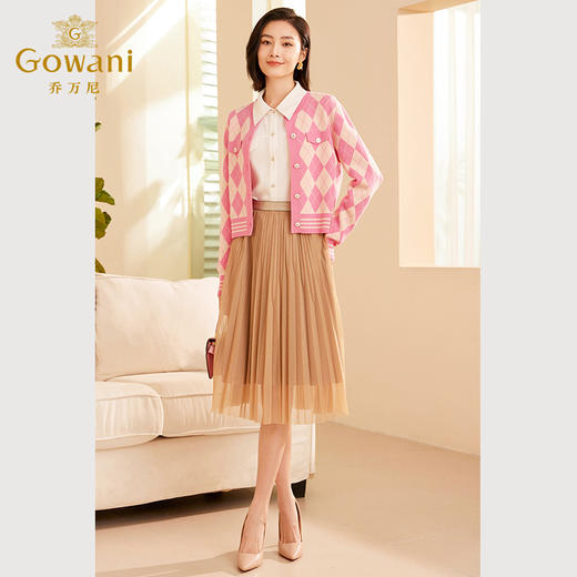 乔万尼新款小香风显瘦毛针织衫ET3M773 商品图3