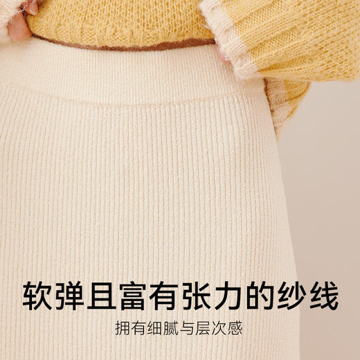 【严选】诗凡黎秋高腰修身半身裙SE9340431 商品图3