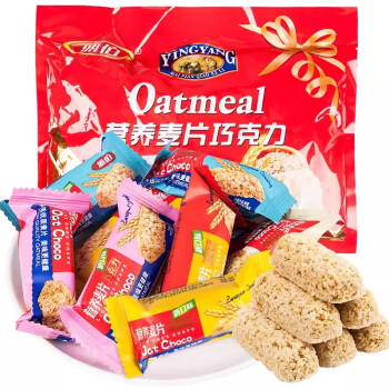 雅伯营养燕麦片巧克力 500g 约40颗 休闲零食糖果 婚庆喜糖 商品图5