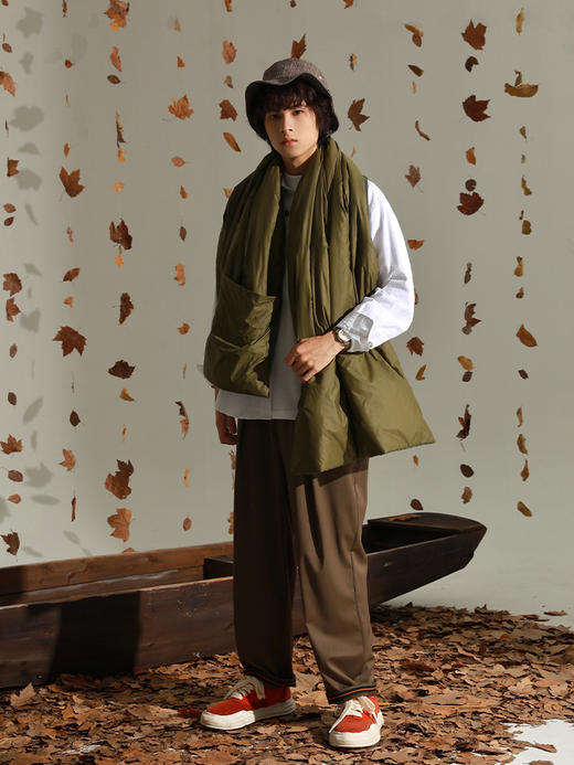 OADB/A14452A002/双面充棉围巾 商品图4