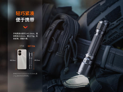 Fenix TK11R强光手电筒LED超亮远射18650电池防水战术勤务手电 商品图4