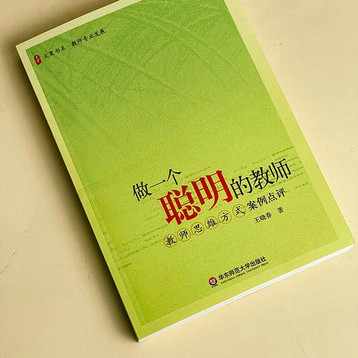 做一个聪明的教师 教师思维方式案例点评 王晓春 大夏书系 商品图4