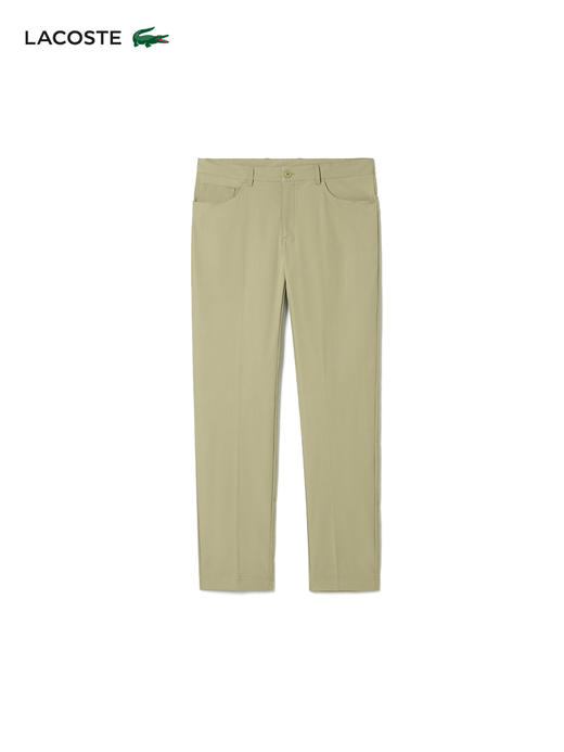 【海南专供价】Lacoste法国鳄鱼男士新款简约通勤驼色休闲裤长裤HH0922-98 商品图3