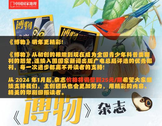 《中国国家地理》+《博物》2024年4月起 12期订阅 包邮 商品图1
