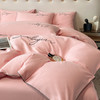 【品牌直发】加倍生活 长绒棉绣花全棉纯色四件套/杰西 高密全棉 软糯贴肤 精致刺绣 活性印染 7色可选 商品缩略图5