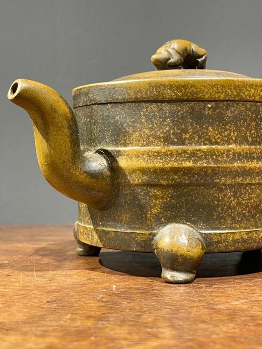 黄泥紫砂奁型握把壶，顺丰包邮 商品图8