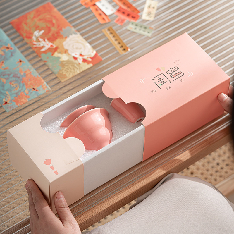 旅行茶具快客杯 一壶二杯便携式盖碗小套装户外功夫套装泡茶伴手