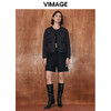 VIMAGE纬漫纪冬季新款纯色时尚个性短款外套女V2011601 商品缩略图1