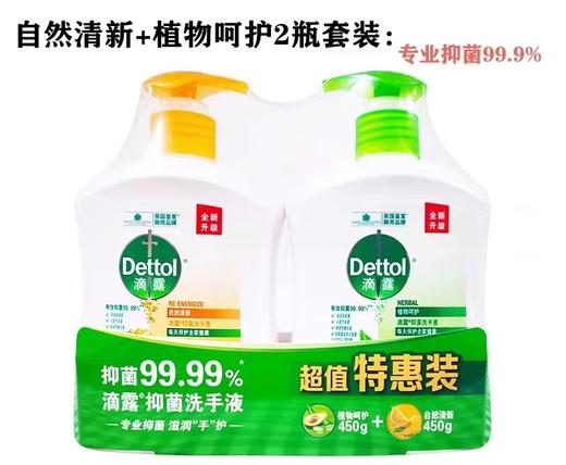 滴露洗手液450mlX2瓶 商品图0