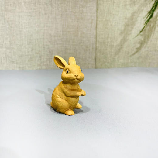站立兔°黄杨木摆件（款式随机） 商品图1