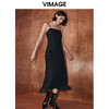 VIMAGE纬漫纪冬季新款显瘦洋气吊带连衣裙V2077605 商品缩略图2