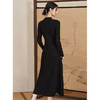 西遇法式气质长袖针织连衣裙女新款秋冬设计感简约长裙V2238916 商品缩略图4