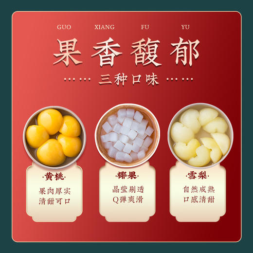 【🔥新春爆款】蒸蒸日上水果罐头礼盒425g*6 商品图4