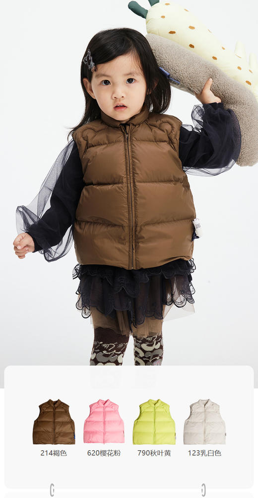 jnby  23年冬款  羽绒马甲 YN0C10500 商品图0