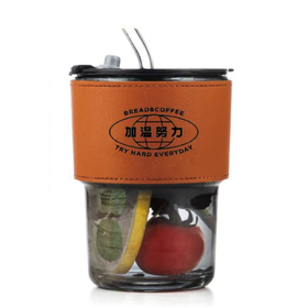 定制玻璃杯 浅灰