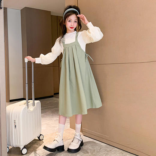 2023新款儿童长袖洋气时髦网红大童套装裙子PJX-LMTH2325 商品图2