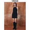 VIMAGE纬漫纪秋季新款设计感小众收腰气质裙子连衣裙V2007626 商品缩略图3