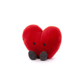 Jellycat 趣味红色爱心 11cm