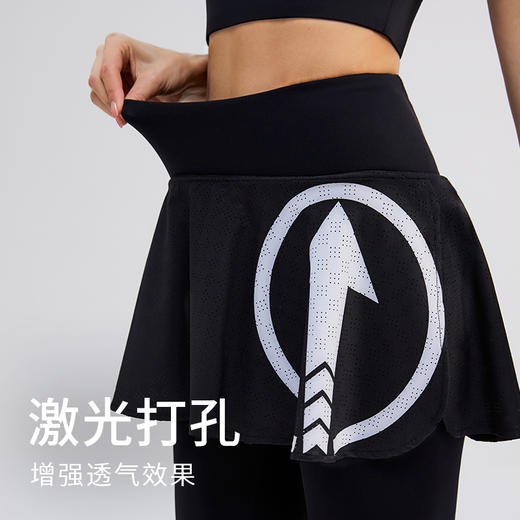 科里芙运动裤女假两件防走光透气专业训练跑步外穿健身裤 商品图2