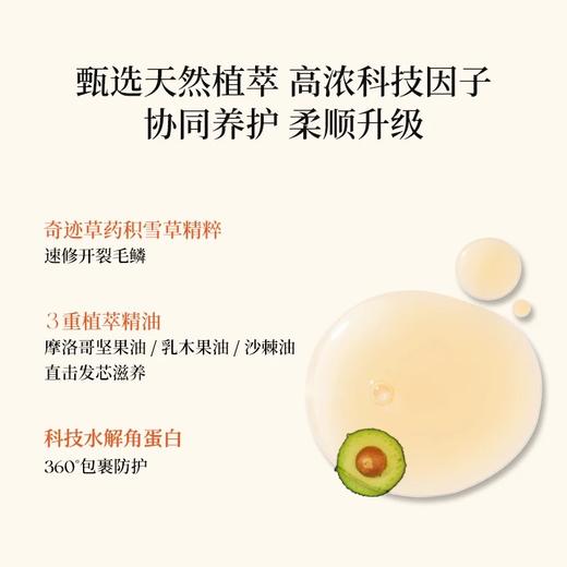 发丝柔顺到头绳都抓不住 | 章小蕙推荐gotukola发膜500ml 头皮角蛋白绿膜/柔顺亮彩橙膜组合 商品图4