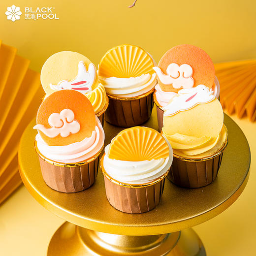 （兑换专用）【中秋·逐月纸杯蛋糕】此时相望不相闻， 愿逐月华流照君 商品图0