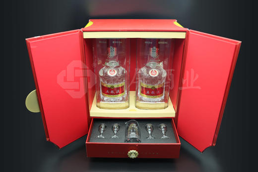 2023年中秋国庆五粮液礼盒500mlx2(空盒+酒具) 商品图0