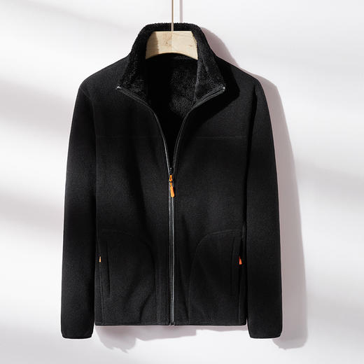 摇粒绒【情侣双面穿抓绒衣】秋冬季加厚开衫卫衣  冲锋衣内胆可外穿  正反两穿 商品图6